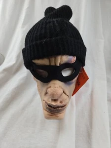 Vintage 1980 Be Something Studios Thug Bank Robber Halloween Mask - Picture 1 of 6