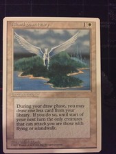 MTG Magic - Island Sanctuary - Fourth Edition - Rare - NM