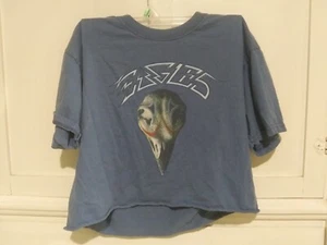 The Eagles North American Tour Blue T-Shirt Men's Size Medium Cropped - Picture 1 of 5