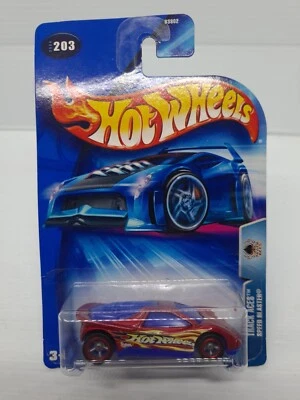 Speed Blaster 2003 Hot Wheels Track Aces New On Blue Card B3802 Collector #203  - Image 1 of 4