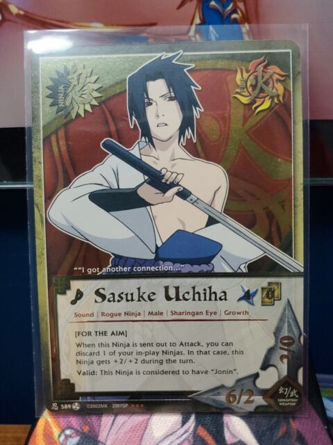 Sasuke Uchiha SSR - Naruto Trading Card Game TCG CCG - Mint SSR #57