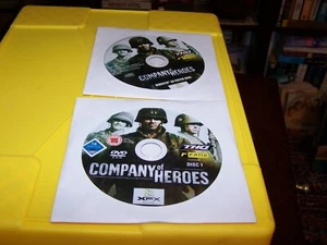 Company of Heroes (PC, 2006) on 2 CD's with DirectX 1.0 Patch Disc - Picture 1 of 4