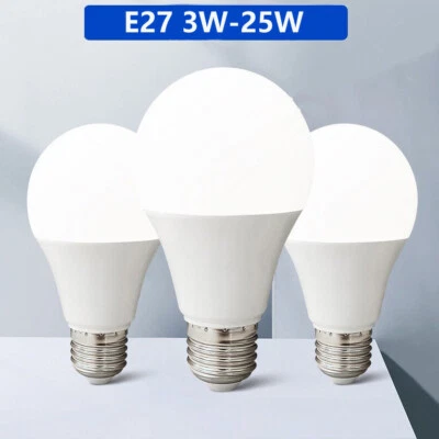E27 Lampadina LED 3W5W10W 15W 18W 20W 25W Bianco freddo/bianco caldo Globe 220V - Image 1 of 4