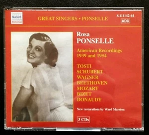 Rosa Ponselle, American Recordings 1939 and 1954, Ed. Naxos, 2008 - Picture 1 of 1