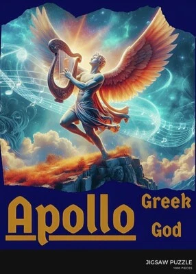 PUZZLE 20x28 inches (1000 Pieces) APOLLO: Greek God of Music Ancient Greece FAN - Image 1 of 4