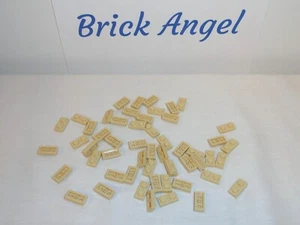 NEW LEGO Tan 1X2 Plates Bulk Lot of 150 Pieces 3023 Sand - Picture 1 of 2
