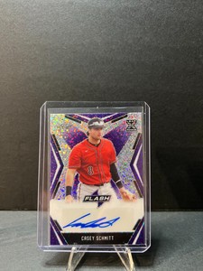 2020 Leaf Flash - Purple #BA-CS1 CASEY SCHMITT 24 /35 (AU, RC)