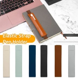 Elastic Strap Pen Holder Adjustable Straps Leather for Notebook. - Picture 1 of 20