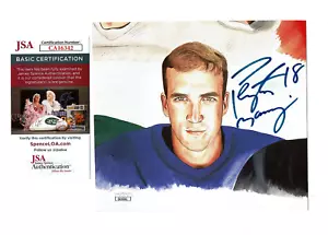 Indianapolis Colts Peyton Manning autographed 7x7 color print JSA Certified - Picture 1 of 1