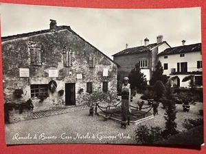 Cartolina - Roncole di Busseto - Casa Natale di Giuseppe Verdi - 1950 ca. - Picture 1 of 1