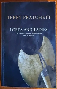 Lords And Ladies: Discworld #14 By Terry Pratchett, Black Cover Edition 1993 - Picture 1 of 9