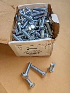 10x Sechskantschraube Zollgewinde 3/8 - 16 x 1 1/2 Zoll Regelgewinde Vollgewinde - Picture 1 of 4