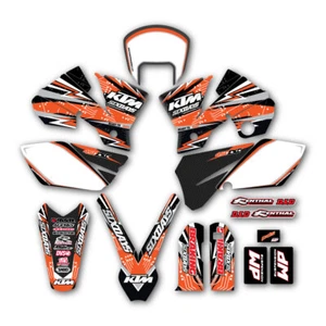 2003-2007 KTM EXC 450 GRAPHICS SET MOTOCROSS DECALS MX STICKERS - Picture 1 of 3