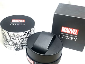 Citizen Marvel Watch Box Presentation Black Cardboard Display Gift Empty - Picture 1 of 6
