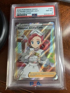 Pokémon Spada e Scudo 2020 FA Pokemon Center Lady 185/185 Vivid Voltage PSA 8 - Foto 1 di 2
