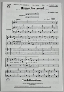 Hosanna Processional by Mark Kellner SAB Children's Choir Handbells Sheet Music - Picture 1 of 5