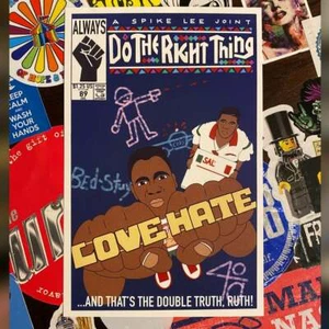 DO THE RIGHT THING Comic Print RADIO RAHEEM Public Enemy Spike Lee - Imagen 1 de 1