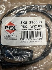 NEW PEX Brake Wear Sensor - Front WK181B BMW - Picture 1 of 3