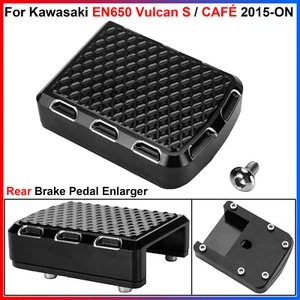 Ampliador de pedal de freno trasero negro para Kawasaki EN650 Vulcan S/CAFÉ 2015-ON - Imagen 1 de 14