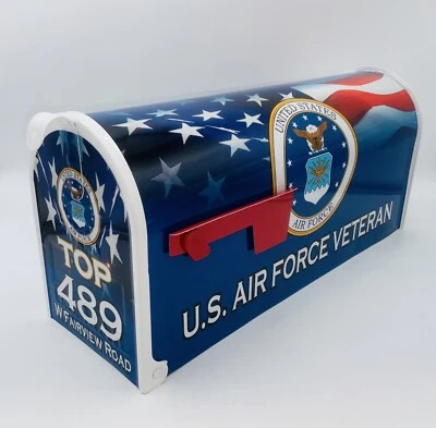 U.S. Air force Custom Mailbox, Patriotic gift idea For Labor Day - Image 1 of 4