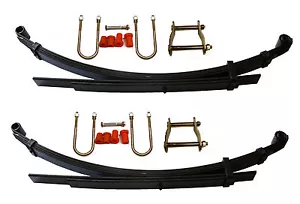 Pair of Rear Leaf Springs + Kits For Mitsubishi L200 K74 2.5TD 4D56 1996-2007 - Picture 1 of 1