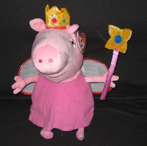 TY RARE PRINCESS PEPPA BEANIE BUDDY - MINT UK EXCLUSIVE - Picture 1 of 1
