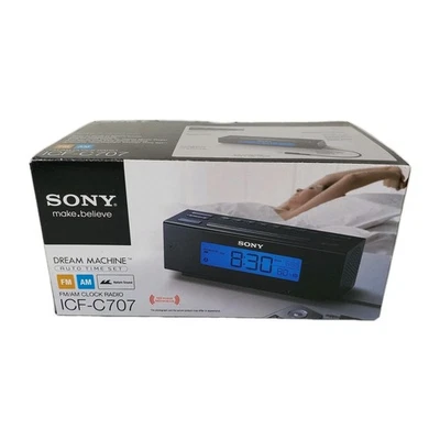 Sony ICF-C707 Alarma Sonidos Naturales con Radio AM/FM Digital Temp Máquina de Sueños Foto 1 de 4