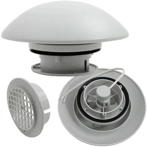 Ventilador de techo de 12 voltios ventilador de hongos ventilador + ventilador autocaravana caravana caravana  - Imagen 1 de 5