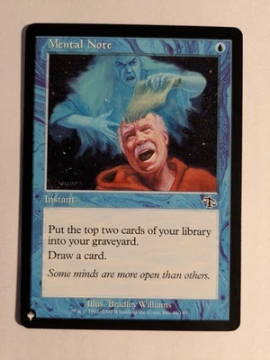 Mental Note Judgment Regular NM The List Mystery MTG Magic Card 46/143 - Image 1 of 2