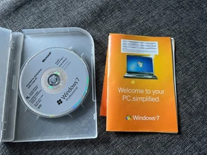 Microsoft Windows 7 Professional 64 SP1 Bit Full Version DVD with Product Key - Picture 1 of 4