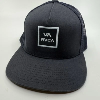 RVCA黑色棒球帽网眼卡车司机帽OSFM — 第 1/4 张图片