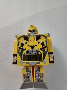 Hasbro Bumblbee Figure Alarm Clock Moving Arms & Legs Works See All Pics - Picture 1 of 14