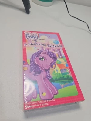 My Little Pony Sealed New VHS Presents A Charming Birthday 2003 Hasbro - Image 1 of 4