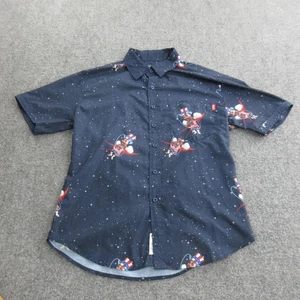 RSVLTS Hemd Herren Small Navy The Amelia Rocky All Over Print Button Down Camp - Bild 1 von 11