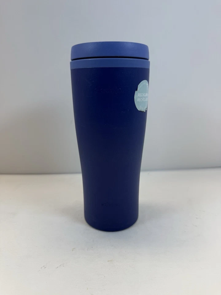 Genuine Aladdin Insulated eCycle Travel Coffee Mug Cup 16 oz Blue! twist to sip - Image 1 of 4