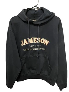 Felpa con cappuccio Jameson Irish Whiskey logo ricamato blu navy. Taglia S - Foto 1 di 6