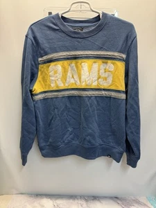 LOS ANGELES RAMS Football '47 Brand XL Sweatshirt Blue NFL - Picture 1 of 3