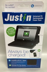 NIB JUSTiN RECHARGEABLE POWER CASE FOR IPAD BY INNOVATIVE TECHNOLOGY ITJ-4243U - Picture 1 of 3
