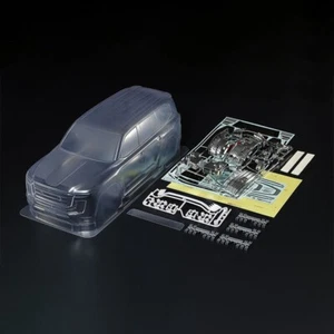 Tamiya CC-02 Toyota Land Cruiser 300 1/10 Clear Body Set RC Car Crawler #51691 - Foto 1 di 1