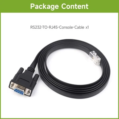 Waveshare RS232 to RJ45 Console Cable RS232 DB9 Female Port to RJ45 Console Male - Image 1 of 4