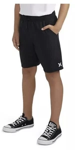 NEW Boy's Hurley Black Youth Hybrid Shorts Size XXLarge 18 - 20 (2XL) MSRP $38 - Picture 1 of 8