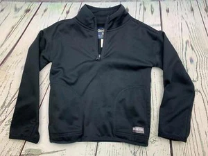 Quarter Zip Microfleece Pullover Black 5T - Picture 1 of 3