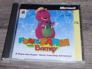 Fun on the Farm mit Barney PC CD-ROM 1997 7th Level Microsoft für Windows 95/NT - Bild 1 von 4