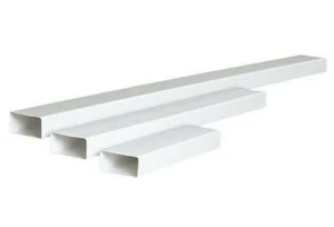 Canal rectangular 55 mm x 110 mm / 75 mm x 150 mm tubería de conducto plano de ventilación KP - Imagen 1 de 1