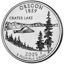 2005 P - Oregon - State Quarter Uncirculated from US Mint roll