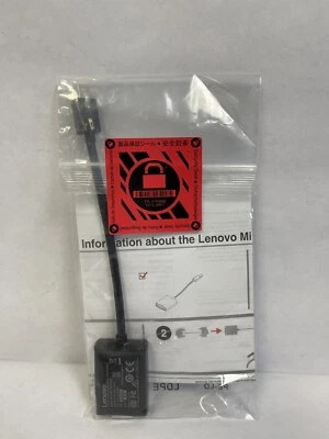 New Sealed Lenovo Mini DisplayPort MDP VGA Adapter 03A36536  - Image 1 of 2