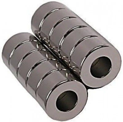 APEX MAGNETS 1/2" x 1/4" x 1/4" Rings - Neodymium Rare Earth Magnet, Grade N48