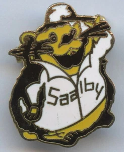 Austria Saalbach Hinterglemm Ski SAALBY Mascot Vintage Badge Pin !!! - Picture 1 of 2