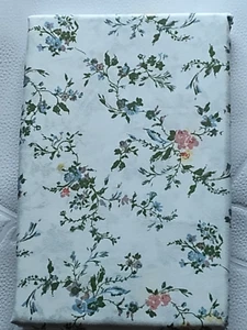 CANNON Classic Standard FLORAL PILLOWCASES Set of 2 Pink Blue Yellow FLOWERS - Picture 1 of 6