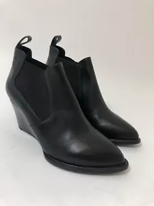 Botas de cuña Robert Clergerie Olav Chelsea en negro talla 38 - Imagen 1 de 12